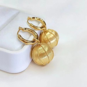 Tuochen Jewelry 18k Yellow Gold  Ready to Ship Earrings For Women