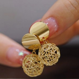 Fashion New Design 18k/14k/10k/9k Gold Earring for Girl